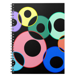 Rainbow Billiard Balls design Notebook