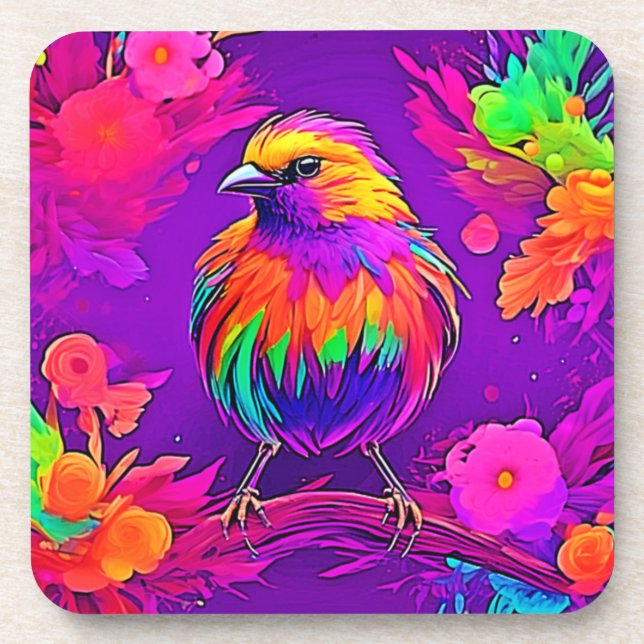 Rainbow Bird in Dreamland Coaster (Front)
