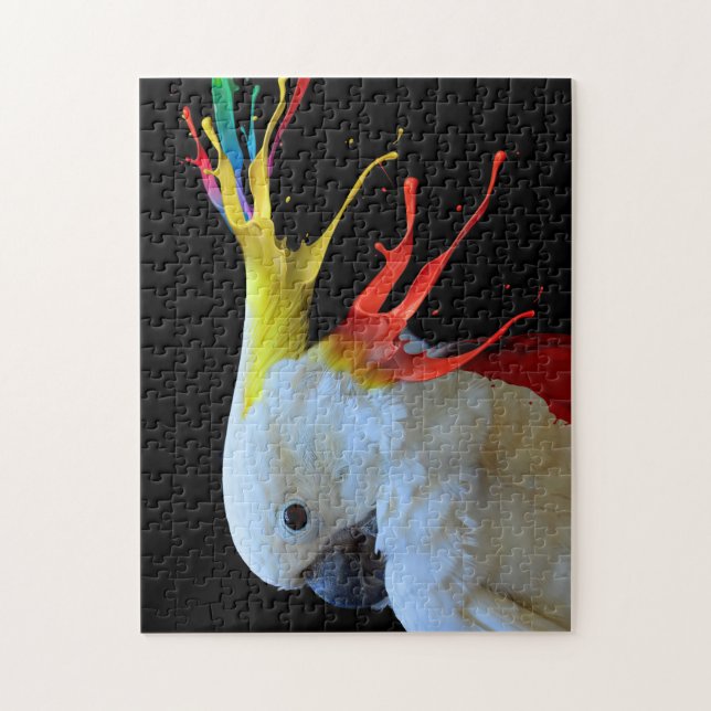 Rainbow Bird Jigsaw Puzzle (Vertical)