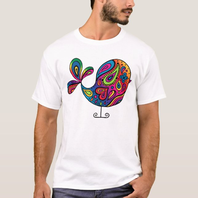 Rainbow Bird T-Shirt (Front)