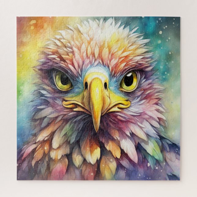Rainbow Birds Eagle 1 Jigsaw Puzzle (Vertical)