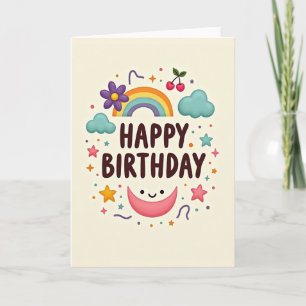 Rainbow Birthday Card