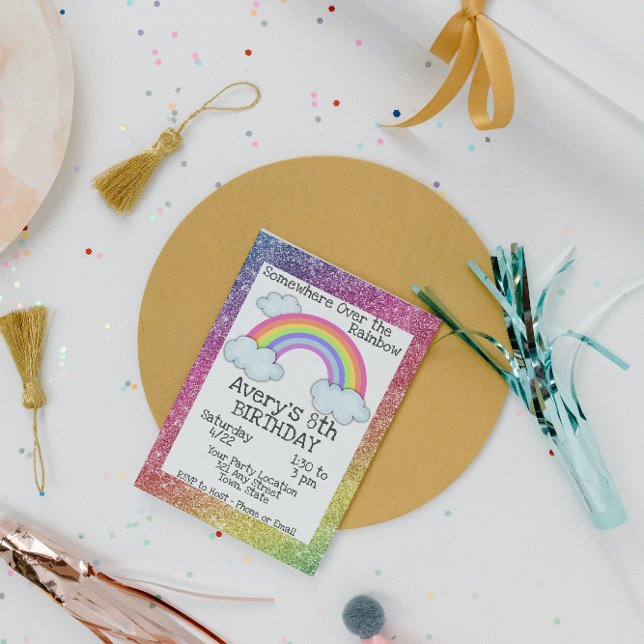 Rainbow Birthday Invitation (Creator Uploaded)