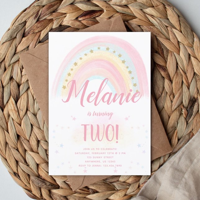 Rainbow Birthday Invitation (Creator Uploaded)