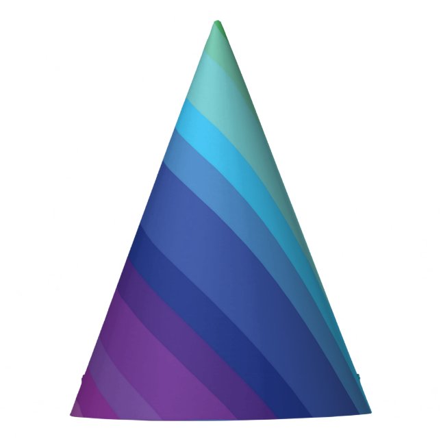 Rainbow Birthday Party Hat (Front)