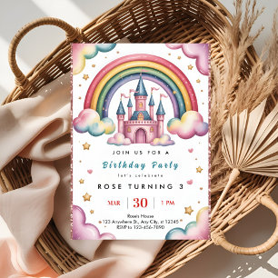 Rainbow Birthday Party Invitation – Colourful Kids
