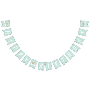 Rainbow Birthday Party Kids Bunting