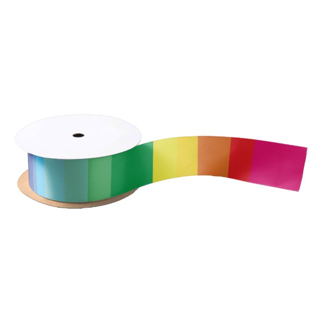 Rainbow Birthday Party Satin Ribbon (Spool)