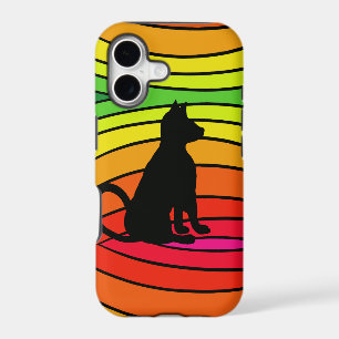 Rainbow Black Cat Pop Art CricketDiane