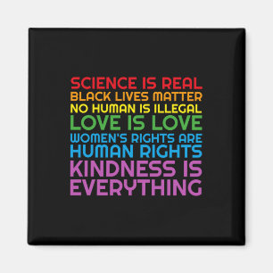 Rainbow Black Lives Science Glbtq Anti Ice Hoodie Magnet