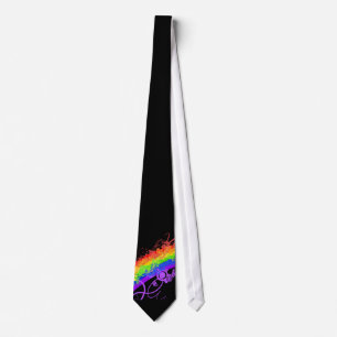 Rainbow & Black Tie