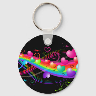 Rainbow Blast Key Ring