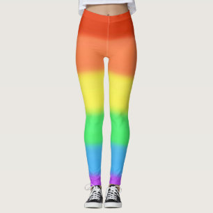 Rainbow Blends Colours Colourful Leggings