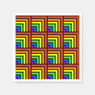Rainbow Blocks Napkins
