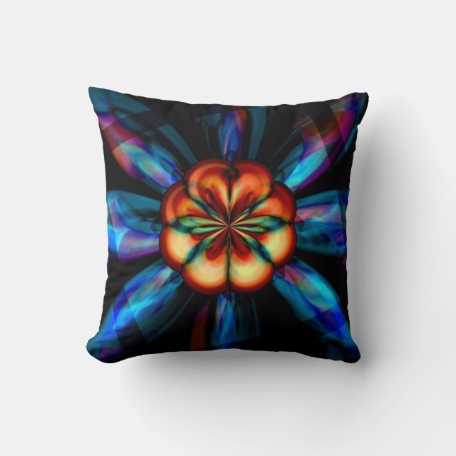 Rainbow Bloom Cushion (Front)