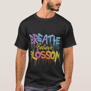 Rainbow Bloom Tee t-shirt design