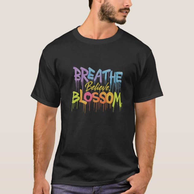  Rainbow Bloom Tee t-shirt design (Front)