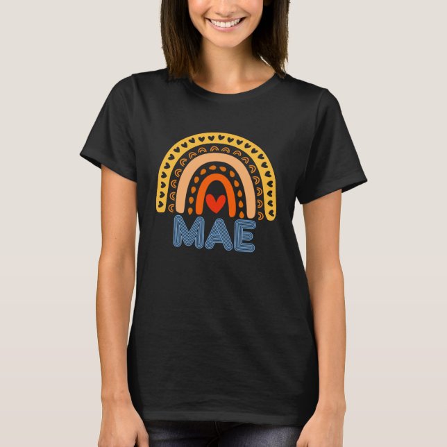 Rainbow Boho Mae T-Shirt (Front)