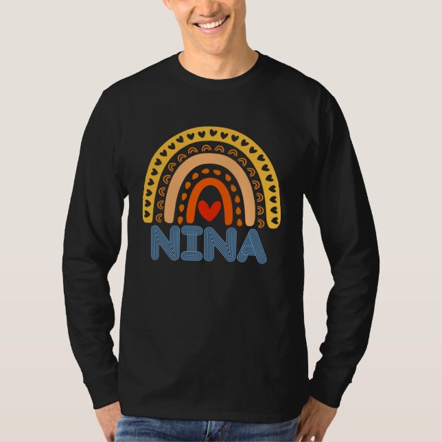 Rainbow Boho NIna T-Shirt (Front)