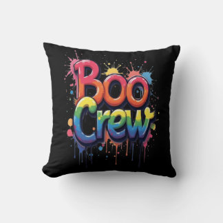 Rainbow BOO CREW Cushion
