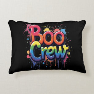 Rainbow BOO CREW Decorative Cushion