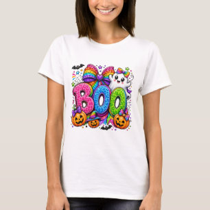 Rainbow Boo Ghost Halloween Shirt