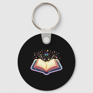 Rainbow Book Key Ring