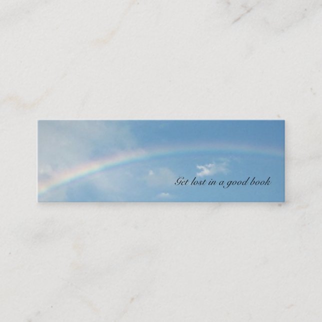 "Rainbow" Bookmarks Mini Business Card (Front)