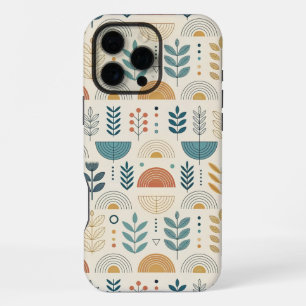 Rainbow Botanical Minimalist iPhone 16 Pro Max Case