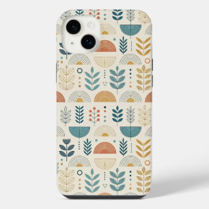 Rainbow Botanical Minimalist iPhone 14 Plus Case