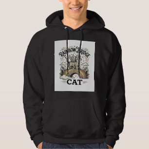 Rainbow Bridge Cat Cat Memorial Rainbow Bridge Vin Hoodie