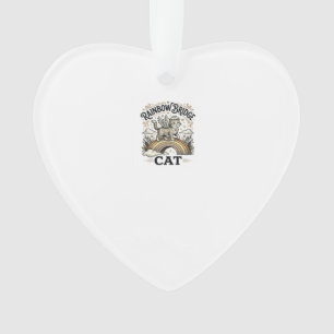 Rainbow Bridge Cat Cat Memorial Rainbow Bridge Vin Ornament