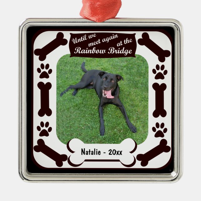 Rainbow Bridge Keepsake Ornament (Front)