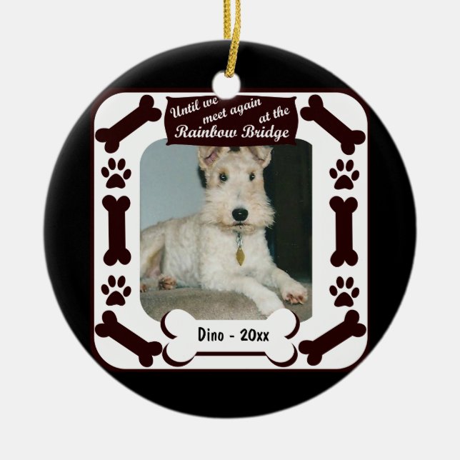 Rainbow Bridge Keepsake Ornament (Front)