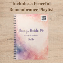 Rainbow Bridge Memorial Journal with Spotify Music