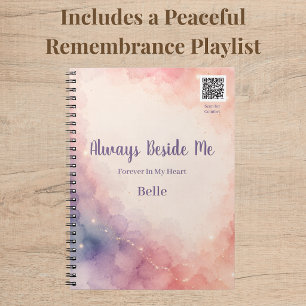 Rainbow Bridge Memorial Journal with Spotify Music