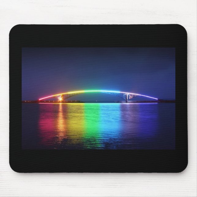 rainbow bridge mousepad (Front)
