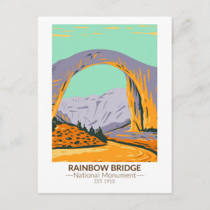 Rainbow Bridge National Monument Utah Vintage Postcard