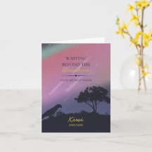 Rainbow Bridge Parrot Memorial Sympathy Card