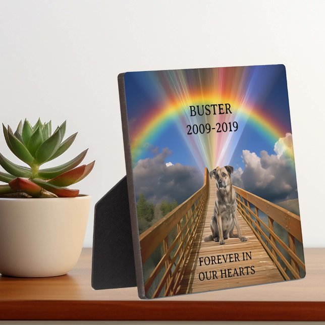 Rainbow Bridge Pet Memorial Loss Customise  Plaque (Creator Uploaded)