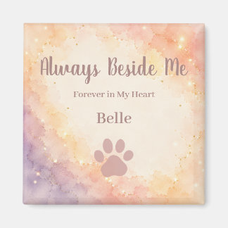 Rainbow Bridge Pet Memorial Magnet | Personalised