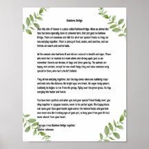 Rainbow Bridge Poem Leaves Accent