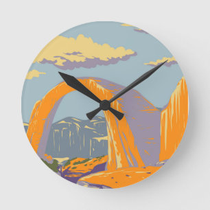  Rainbow Bridge  Round Clock