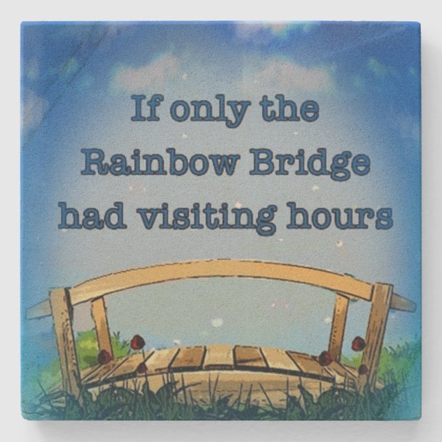 Rainbow Bridge Stone Coaster (Front)