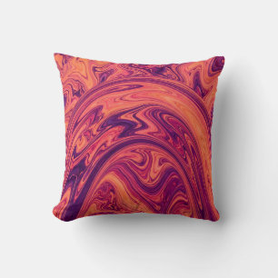Rainbow Bridge Sunset Throw Pillow