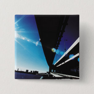 Rainbow Bridge, Tokyo 15 Cm Square Badge