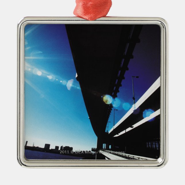 Rainbow Bridge, Tokyo Metal Ornament (Front)