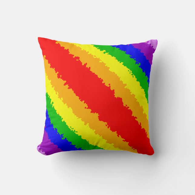 Rainbow Bright and Colorful Cushion (Front)