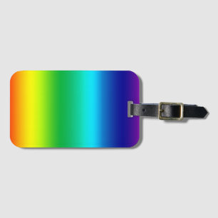 Rainbow Bright Colour Spectrum Luggage Tag