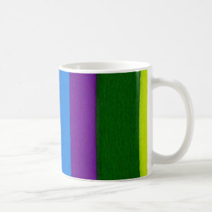 Rainbow bright stripes coffee mug
